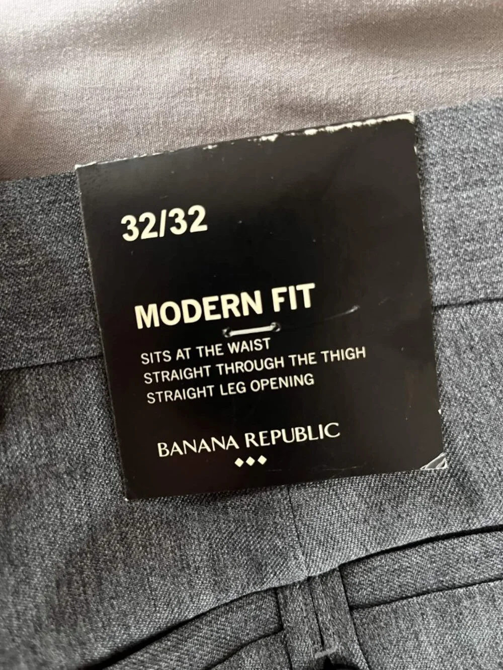 NWT Banana Republic Gray Dress Pants – Modern Fit – Men's 33/32